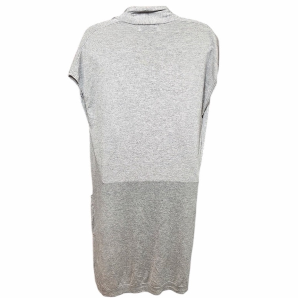 LOLA & SOPHIE Cashmere Drop Shoulder Sweater Vest Grey Women’s Small 5564 - Picture 6 of 8
